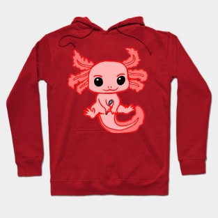 Spoonie Axolotl (Red) Hoodie